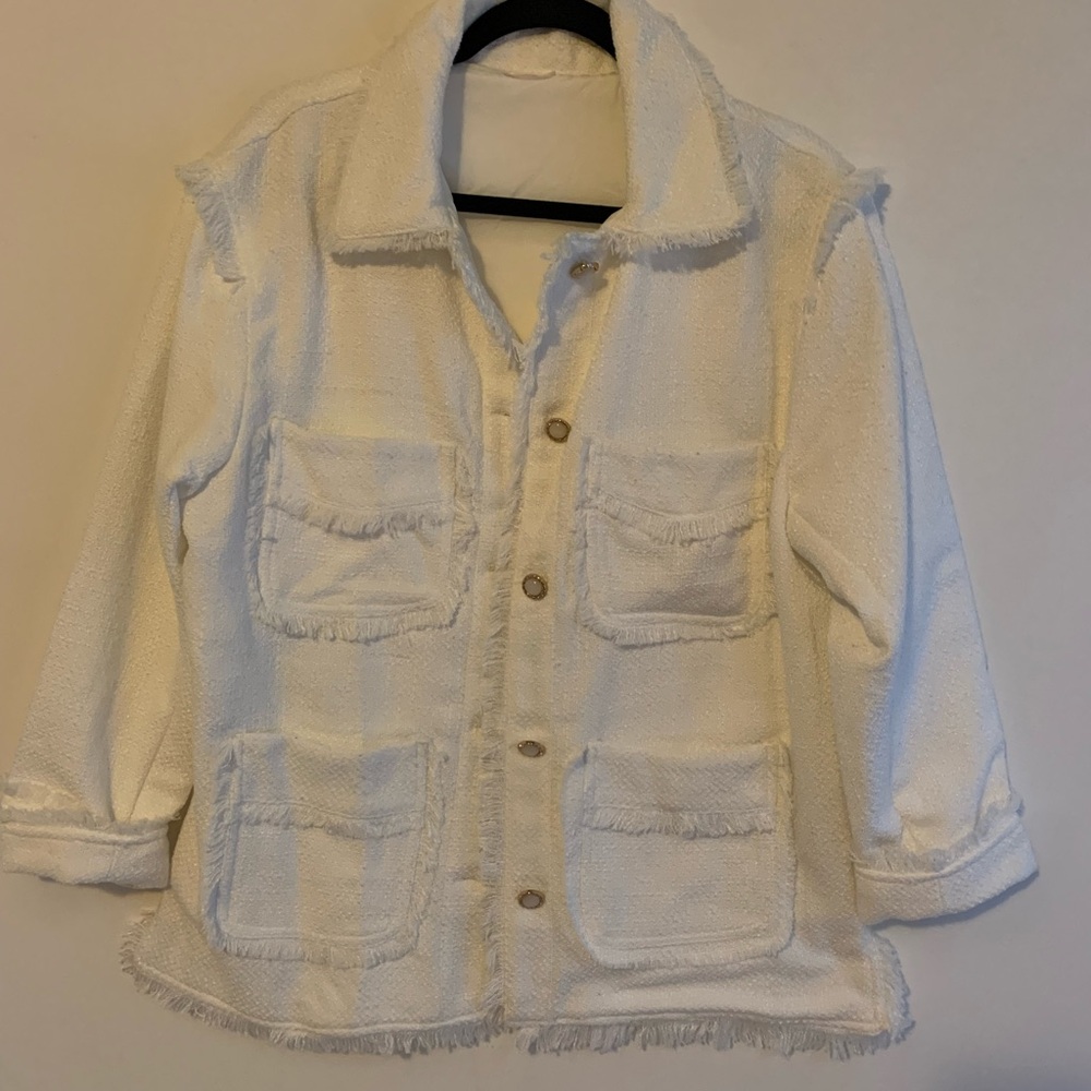 Free People White Jacket